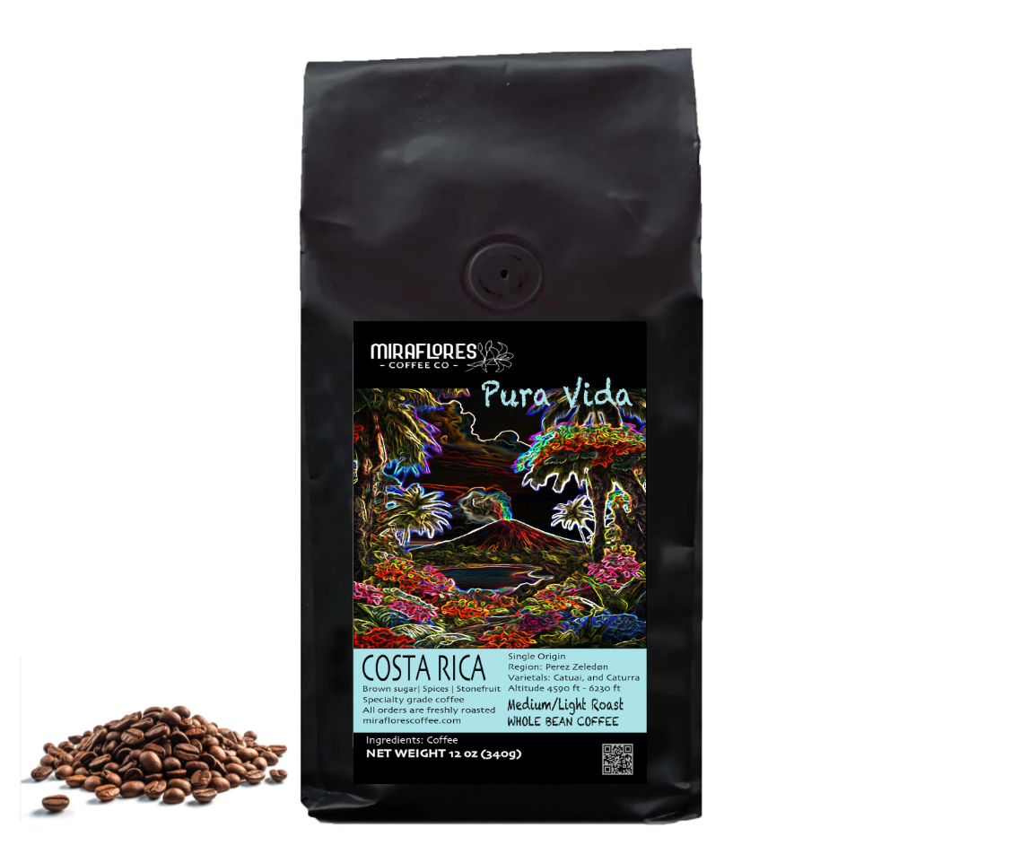 Costa Rica single origin high quality coffee beans