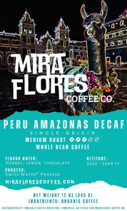 Despacito : Perú Decaf  Medium Roast